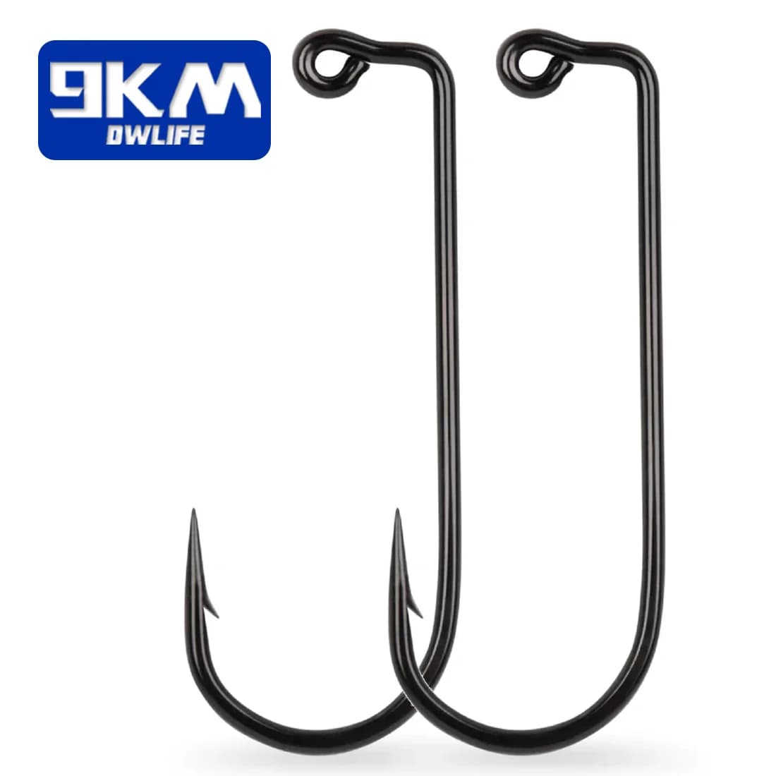 Cârlige Jig cu Ochelari Îndoiți la 90 Grade, 50 Buc