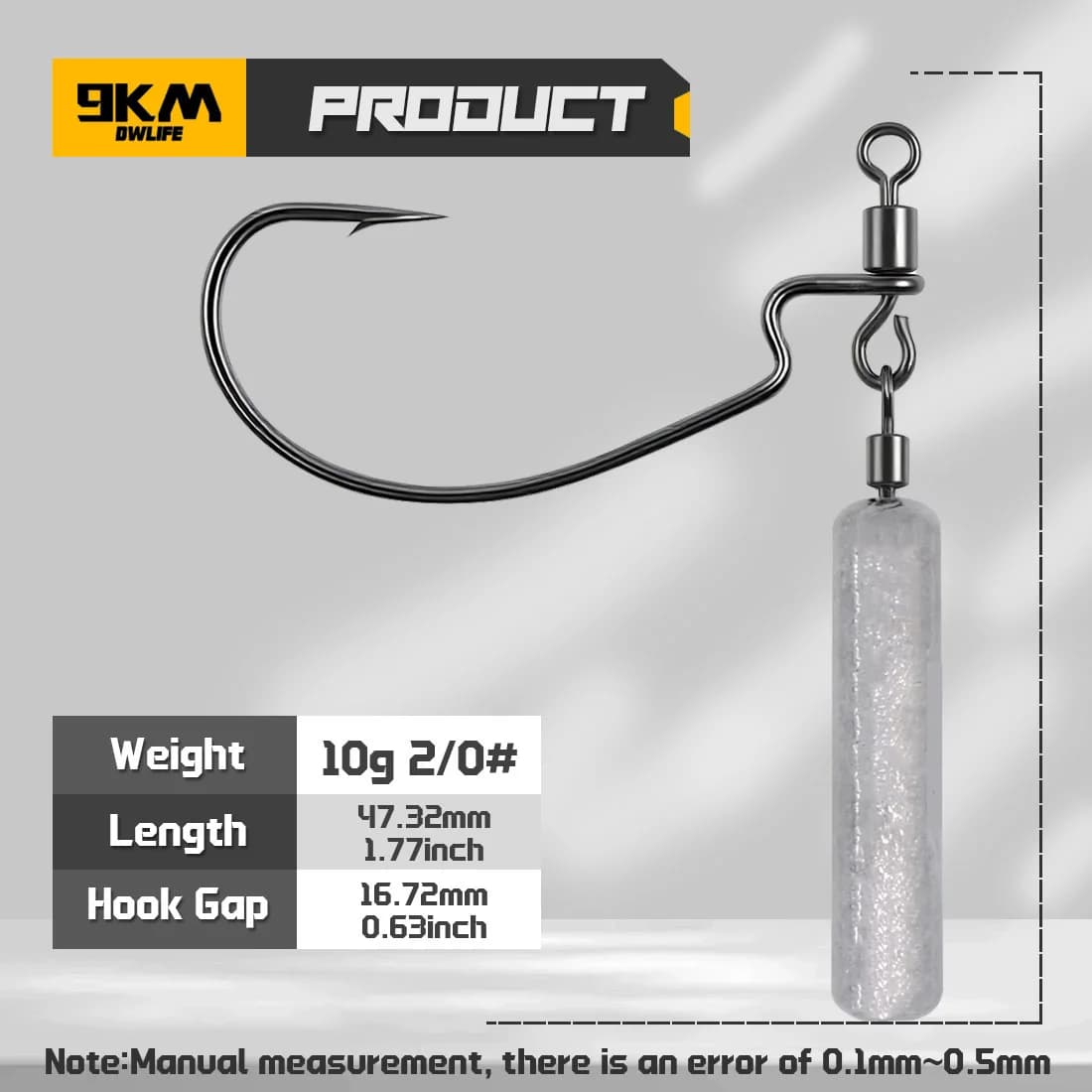 Montură Drop Shot cu plumb integrat