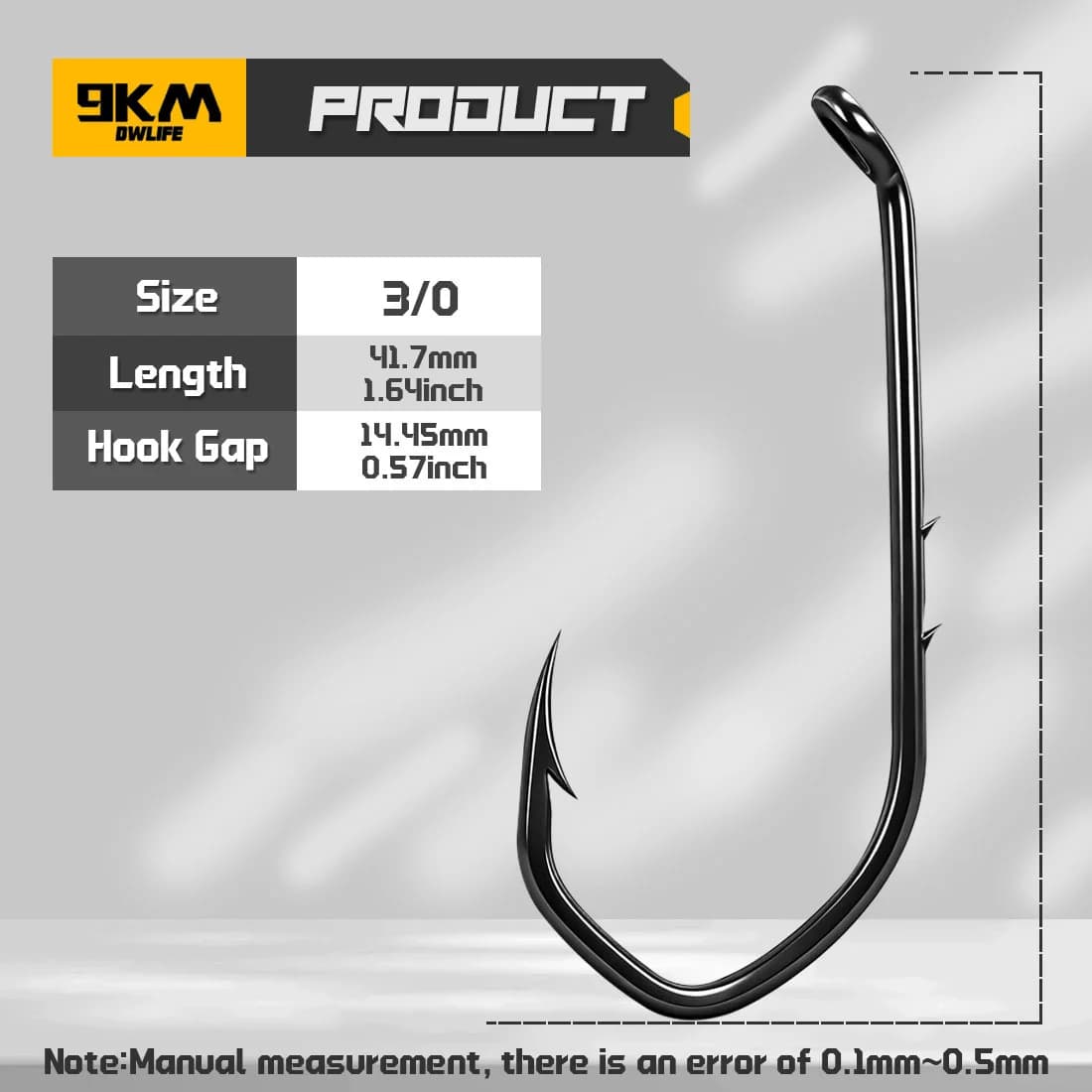 50-100 buc. Cârlige offset pentru viermi, tip V-Bend