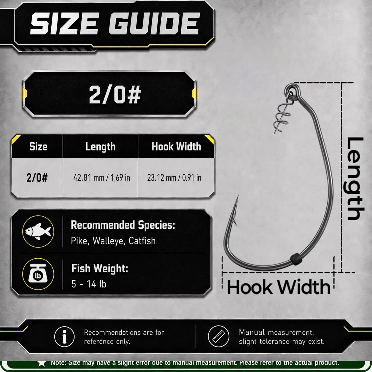 Cârlig swimbait weedless cu gap extra lat, 25 buc